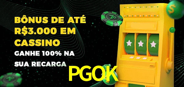 PGOK melhor bônus de depósito